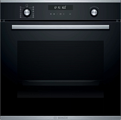Духовой шкаф Bosch HBG2780S0 , электрический, шириной 59.4 см, черный, пиролитическая очистка