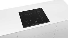 Индукционная варочная панель Bosch PIF651FC1E на 4 конфорки, шириной 59.2 см, черный Индукционная варочная панель Bosch PIF651FC1E на 4 конфорки, шириной 59.2 см, черный