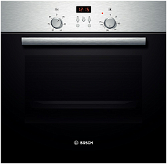 Духовой шкаф Bosch HBN 231E4 , электрический, шириной 59.5 см, нержавеющая сталь, традиционная очистка