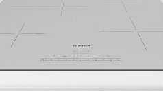 Индукционная варочная панель Bosch PUF612FC5E на 4 конфорки, шириной 59.2 см, белый Индукционная варочная панель Bosch PUF612FC5E на 4 конфорки, шириной 59.2 см, белый