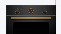 Духовой шкаф Bosch HIJN10YB0R , электрический, шириной 59.4 см, черный, AquaClean очистка