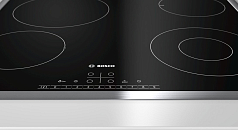Электрическая варочная панель Bosch PKF645FP1G на 4 конфорки, шириной 58.3 см, черный Электрическая варочная панель Bosch PKF645FP1G на 4 конфорки, шириной 58.3 см, черный
