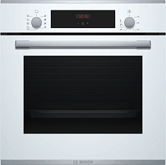 Духовой шкаф Bosch HBF234EW0R , электрический, шириной 59.4 см, белый, EcoClean очистка Духовой шкаф Bosch HBF234EW0R , электрический, шириной 59.4 см, белый, EcoClean очистка