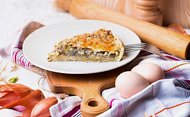 Домашний курник с курицей