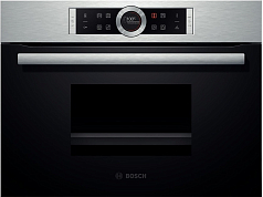 Пароварка Bosch CDG634BS1 , электрический, шириной 59.4 см, нержавеющая сталь, традиционная очистка