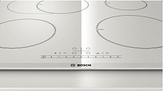 Индукционная варочная панель Bosch PIB 672F17E на 4 конфорки, шириной 60.6 см, белый Индукционная варочная панель Bosch PIB 672F17E на 4 конфорки, шириной 60.6 см, белый