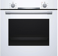 Духовой шкаф Bosch HBA530BW0S , электрический, шириной 59.5 см, белый, EcoClean очистка