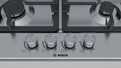 Газовая варочная панель Bosch PGP6B5O90R на 4 конфорки, шириной 58.2 см, нержавеющая сталь Газовая варочная панель Bosch PGP6B5O90R на 4 конфорки, шириной 58.2 см, нержавеющая сталь