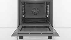 Духовой шкаф Bosch HBG337ES0R , электрический, шириной 59.4 см, нержавеющая сталь, EcoClean очистка