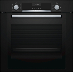 Духовой шкаф Bosch HBG337EB0R , электрический, шириной 59.4 см, черный, EcoClean очистка