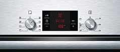 Духовой шкаф Bosch HBG 42R350E , электрический, шириной 59.5 см, нержавеющая сталь, EcoClean очистка