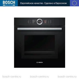 Духовой шкаф с микроволнами и паром Bosch HNG6764B6 по цене 339560 руб. Техника Бош в официальном интернет-магазине bosch-centre.ru
