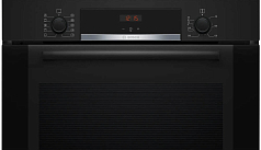 Духовой шкаф Bosch HBA3540B0 , электрический, шириной 59.4 см, черный, EcoClean очистка