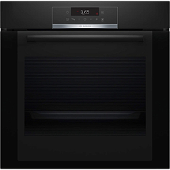 Духовой шкаф Bosch HBA372BB0 , электрический, шириной 59.4 см, черный, пиролитическая очистка Духовой шкаф Bosch HBA372BB0 , электрический, шириной 59.4 см, черный, пиролитическая очистка