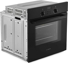 Духовой шкаф Bosch HBN 231S2 , электрический, шириной 59.5 см, черный, традиционная очистка