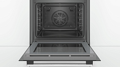 Духовой шкаф Bosch HBG517BS0R , электрический, шириной 59.4 см, нержавеющая сталь, традиционная очистка