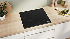 Индукционная варочная панель Bosch PUJ631BB5E на 3 конфорки, шириной 59.2 см, черный Индукционная варочная панель Bosch PUJ631BB5E на 3 конфорки, шириной 59.2 см, черный