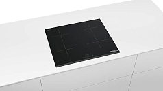 Индукционная варочная панель Bosch PUE63KBB5E на 4 конфорки, шириной 59.2 см, черный Индукционная варочная панель Bosch PUE63KBB5E на 4 конфорки, шириной 59.2 см, черный
