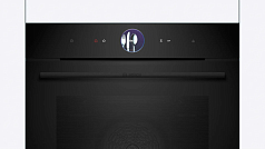 Духовой шкаф Bosch HRG976NB1 , электрический, шириной 59.4 см, черный, пиролитическая очистка