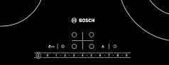 Электрическая варочная панель Bosch PKF 645F17 на 4 конфорки, шириной 58.3 см, черный Электрическая варочная панель Bosch PKF 645F17 на 4 конфорки, шириной 58.3 см, черный