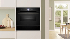 Шкаф для подогрева посуды Bosch BIC7101B1 , электрический, шириной 59.4 см, нержавеющая сталь, традиционная очистка