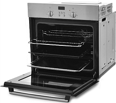 Духовой шкаф Bosch HBN 231E2 , электрический, шириной 59.5 см, нержавеющая сталь, традиционная очистка