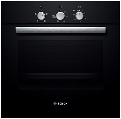Духовой шкаф Bosch HBN 211S4 , электрический, шириной 59.5 см, черный, традиционная очистка