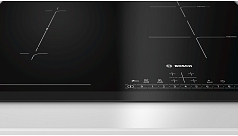 Индукционная варочная панель Bosch PVS651FB1E на 4 конфорки, шириной 59.2 см, черный Индукционная варочная панель Bosch PVS651FB1E на 4 конфорки, шириной 59.2 см, черный