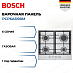 Купить Газовая варочная панель Bosch PCP6A5I90M preview 1
