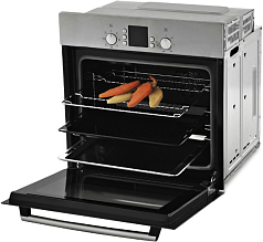 Духовой шкаф Bosch HBN 239E3 , электрический, шириной 59.5 см, нержавеющая сталь, традиционная очистка