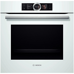 Духовой шкаф Bosch HBG6769W1F , электрический, шириной 59.5 см, белый, пиролитическая очистка