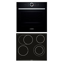 Комплект Bosch Serie 8 (PKN675DP1D, HBG634BB1)
