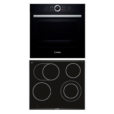 Комплект Bosch Serie 8 (PKN675DP1D, HBG634BB1) preview 1