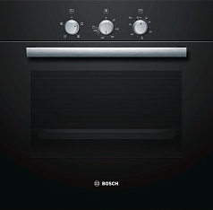 Духовой шкаф Bosch HBN 211S6R , электрический, шириной 59.4 см, черный, традиционная очистка