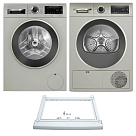 Комплект Bosch Serie 4 (WGA2440XME, WQG1420XME, WTZ20410)