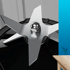 Нож с 6 лезвиями специальной формы