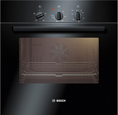 Духовой шкаф Bosch HBN 211S0 , электрический, шириной 59.5 см, черный, традиционная очистка