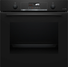 Духовой шкаф Bosch HBG4795B1S , электрический, шириной 59.4 см, черный, пиролитическая очистка