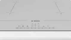 Индукционная варочная панель Bosch PVQ612FC5E на 4 конфорки, шириной 59.2 см, белый Индукционная варочная панель Bosch PVQ612FC5E на 4 конфорки, шириной 59.2 см, белый
