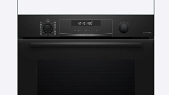 Духовой шкаф Bosch HBG478CB3 , электрический, шириной 59.4 см, черный, пиролитическая очистка