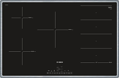 Индукционная варочная панель Bosch PXV845FC1E на 5 конфорки, шириной 79.5 см, черный Индукционная варочная панель Bosch PXV845FC1E на 5 конфорки, шириной 79.5 см, черный