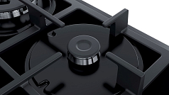 Газовая варочная панель Bosch PNP6B6O90R на 4 конфорки, шириной 59 см, черный Газовая варочная панель Bosch PNP6B6O90R на 4 конфорки, шириной 59 см, черный