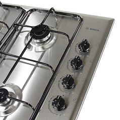 Газовая варочная панель Bosch NGU 4151 DE на 4 конфорки, шириной 58 см, нержавеющая сталь Газовая варочная панель Bosch NGU 4151 DE на 4 конфорки, шириной 58 см, нержавеющая сталь