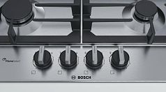 Газовая варочная панель Bosch PCP 6A5B90R на 4 конфорки, шириной 58.2 см, нержавеющая сталь