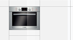 Духовой шкаф Bosch HBC 84K553 , электрический, шириной 59.5 см, нержавеющая сталь, EcoClean очистка