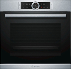 Духовой шкаф Bosch HBG633CS1S , электрический, шириной 59.5 см, нержавеющая сталь, традиционная очистка