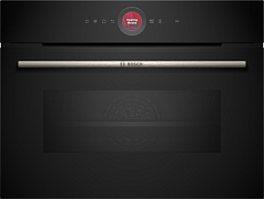 Духовой шкаф Bosch CMG7241B1S , электрический, шириной 59.4 см, черный, AquaClean очистка