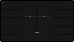 Индукционная варочная панель Bosch PXV901DV1E на 5 конфорки, шириной 89.2 см, черный Индукционная варочная панель Bosch PXV901DV1E на 5 конфорки, шириной 89.2 см, черный
