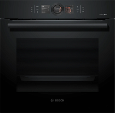 Духовой шкаф Bosch HBG8764C1 , электрический, шириной 59.4 см, черный, пиролитическая очистка