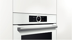 Духовой шкаф Bosch HBG633TW1 , электрический, шириной 59.4 см, белый, EcoClean очистка